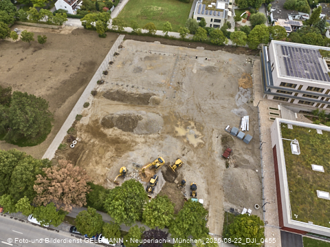 22.08.2025 - Baustelle zur Grundschule am Karl-Marx-Ring in Neuperlach