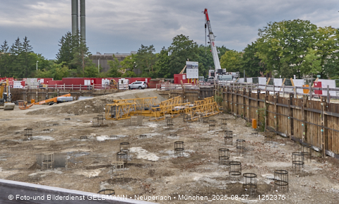 27.08.2025 - DEMOS-Baustelle und BayernHeim-Baustelle Alexiqauartier in Neuperlach
