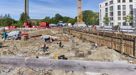 03.09.2025 - DEMOS-Baustelle und BayernHeim-Baustelle Alexiqauartier und BayernHeim in Neuperlach