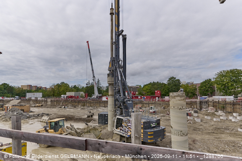 Baustelle Alexisquartier und BayernHeim in Neuperlach
