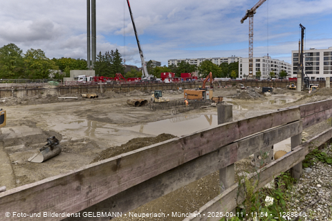 Baustelle Alexisquartier und BayernHeim in Neuperlach