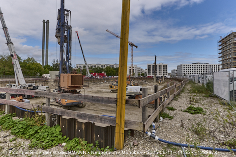 Baustelle Alexisquartier und BayernHeim in Neuperlach