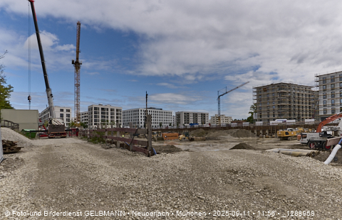 Baustelle Alexisquartier und BayernHeim in Neuperlach