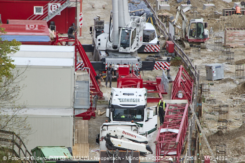 Baustelle Alexisquartier und BayernHeim in Neuperlach