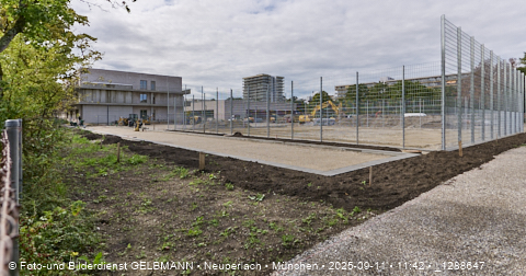11.09.2025 - Baustelle zur Grundschule am Karl-Marx-Ring in Neuperlach
