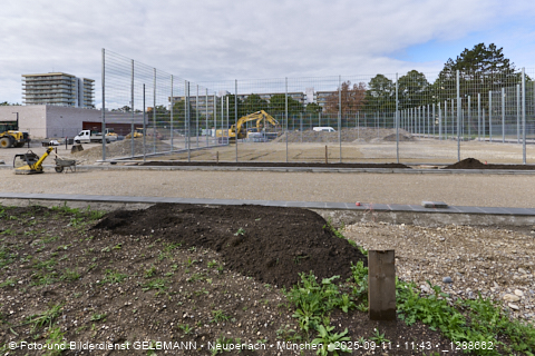 11.09.2025 - Baustelle zur Grundschule am Karl-Marx-Ring in Neuperlach