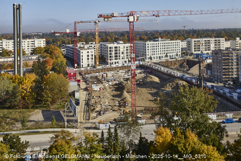 15.10.2025 - Baustelle auf dem Alexisquartier -BayernHeim und DEMOS