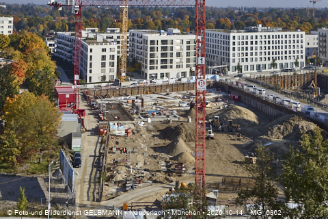 15.10.2025 - Baustelle auf dem Alexisquartier -BayernHeim und DEMOS