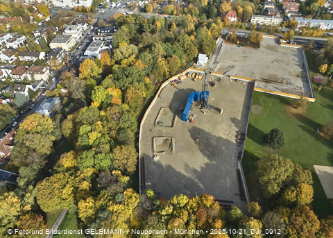 21.10.2025 - Geothermiebohrung am Ostpark und Michaelibad im Herbst 2025
