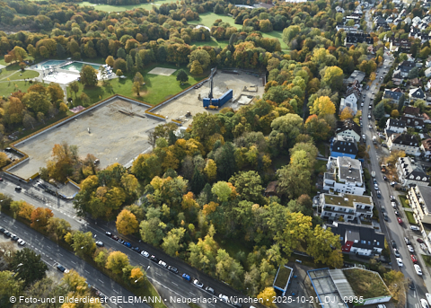 21.10.2025 - Geothermiebohrung am Ostpark und Michaelibad im Herbst 2025