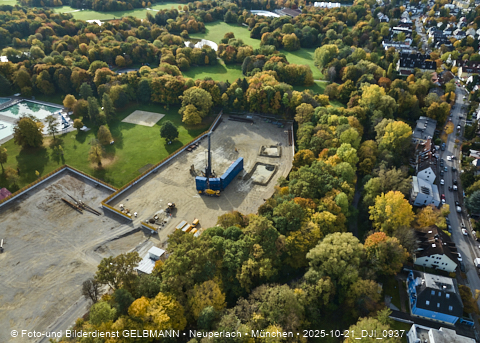21.10.2025 - Geothermiebohrung am Ostpark und Michaelibad im Herbst 2025