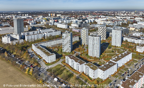 05.11.2025 - Siemenswerke in Obersendling mit Neubau einer Hochhaussiedlung
