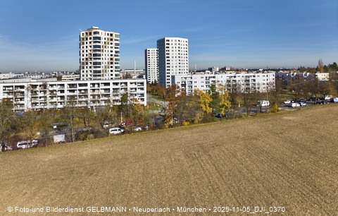 05.11.2025 - Siemenswerke in Obersendling mit Neubau einer Hochhaussiedlung