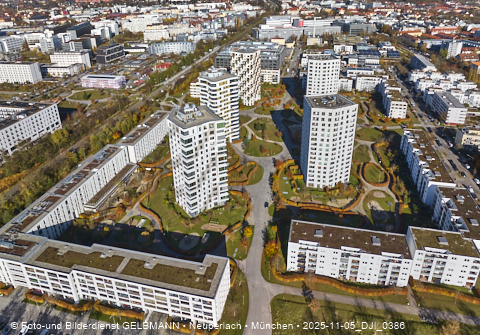 05.11.2025 - Siemenswerke in Obersendling mit Neubau einer Hochhaussiedlung