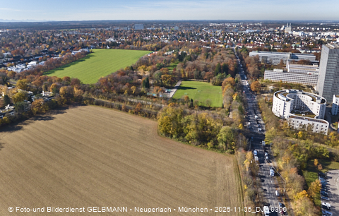 05.11.2025 - Siemenswerke in Obersendling mit Neubau einer Hochhaussiedlung