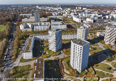 05.11.2025 - Siemenswerke in Obersendling mit Neubau einer Hochhaussiedlung