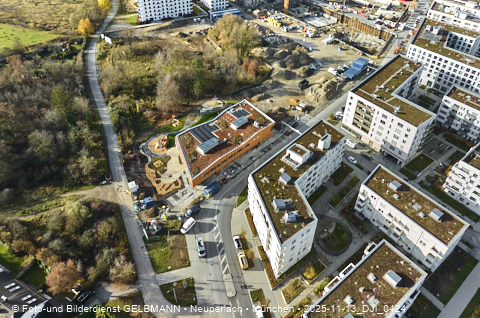 Baustelle Alexisquartier und BayernHeim in Neuperlach