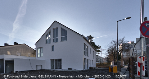 20.01.2026 - Neues Wohnhaus an der Ecke Hugo-lang-bogen, Ecke Niederalmstraße