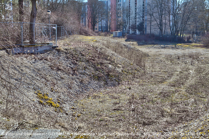 28.02.2026 - verschwundenes BIOTOP auf der Baustelle Quiddezentrum in Neuperlach