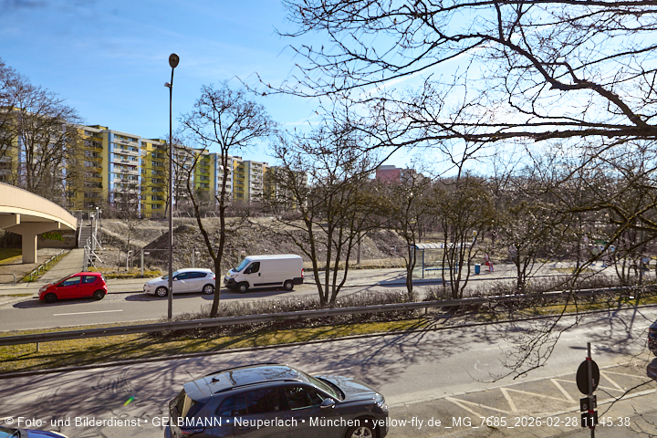 28.02.2026 - verschwundenes BIOTOP auf der Baustelle Quiddezentrum in Neuperlach