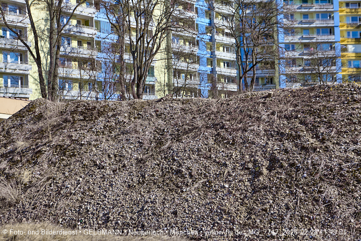 28.02.2026 - verschwundenes BIOTOP auf der Baustelle Quiddezentrum in Neuperlach