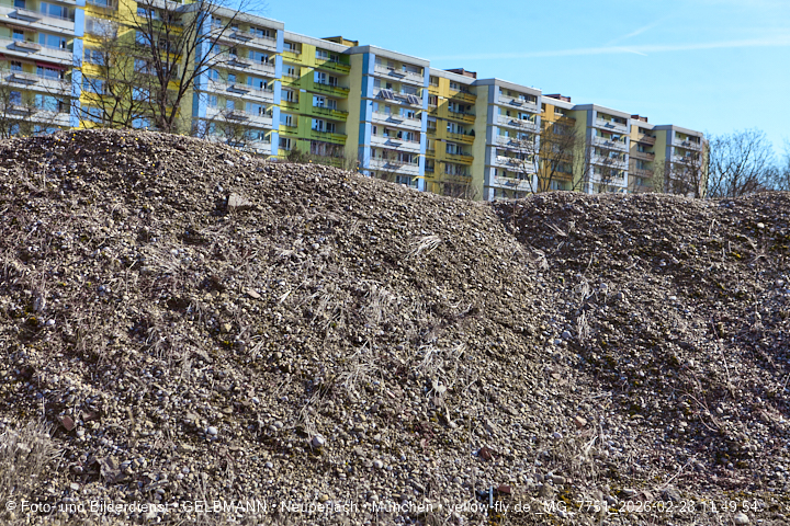 28.02.2026 - verschwundenes BIOTOP auf der Baustelle Quiddezentrum in Neuperlach