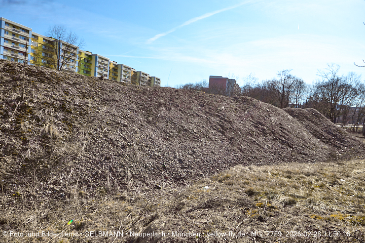 28.02.2026 - verschwundenes BIOTOP auf der Baustelle Quiddezentrum in Neuperlach