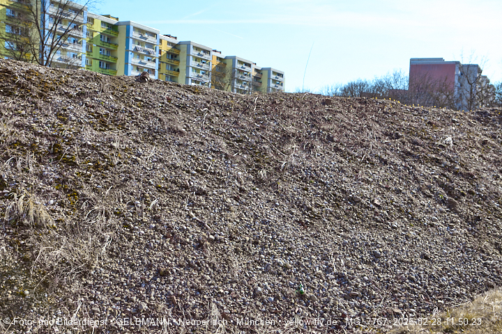 28.02.2026 - verschwundenes BIOTOP auf der Baustelle Quiddezentrum in Neuperlach