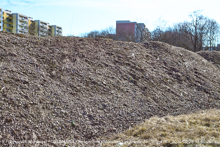 28.02.2026 - verschwundenes BIOTOP auf der Baustelle Quiddezentrum in Neuperlach
