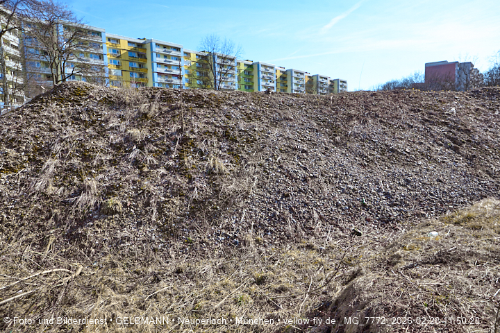 28.02.2026 - verschwundenes BIOTOP auf der Baustelle Quiddezentrum in Neuperlach