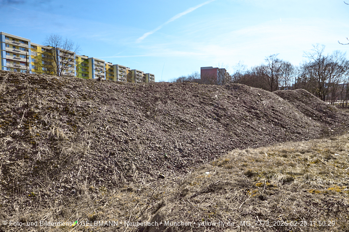 28.02.2026 - verschwundenes BIOTOP auf der Baustelle Quiddezentrum in Neuperlach