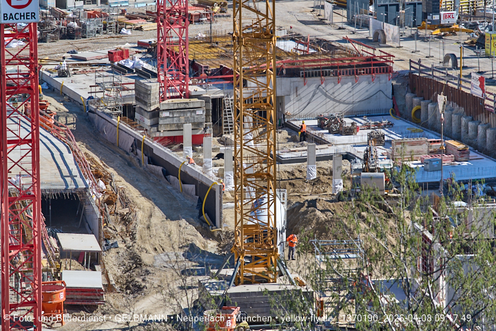 08.04.2026 - Baustelle DEMOS und BayerHeim in Neuperlach