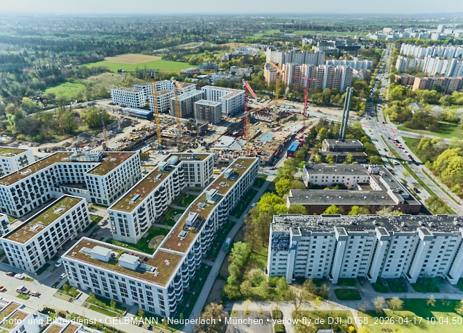 17.04.2026 - Baustelle BayernHeim und Alexisquartier in Neuperlach