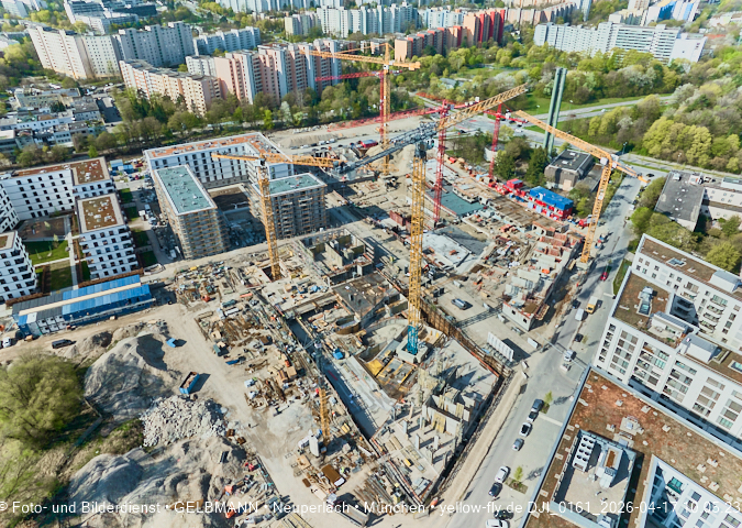 17.04.2026 - Baustelle BayernHeim und Alexisquartier in Neuperlach