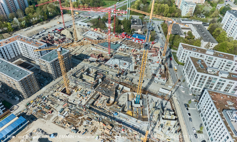 17.04.2026 - Baustelle BayernHeim und Alexisquartier in Neuperlach