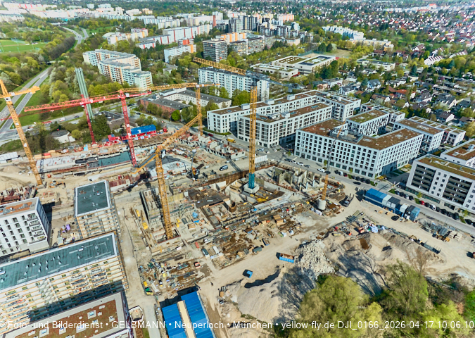 17.04.2026 - Baustelle BayernHeim und Alexisquartier in Neuperlach
