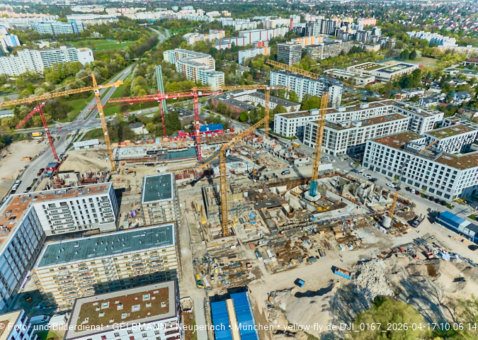 17.04.2026 - Baustelle BayernHeim und Alexisquartier in Neuperlach