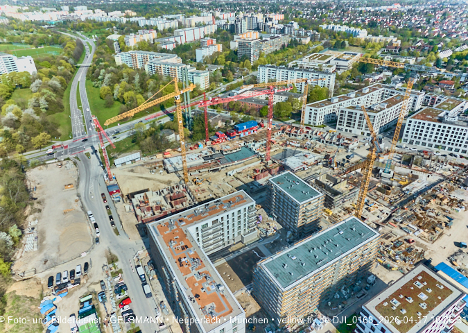 17.04.2026 - Baustelle BayernHeim und Alexisquartier in Neuperlach