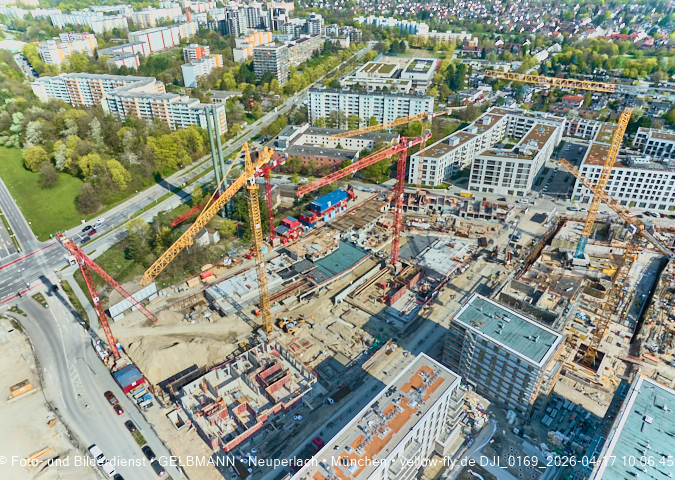 17.04.2026 - Baustelle BayernHeim und Alexisquartier in Neuperlach
