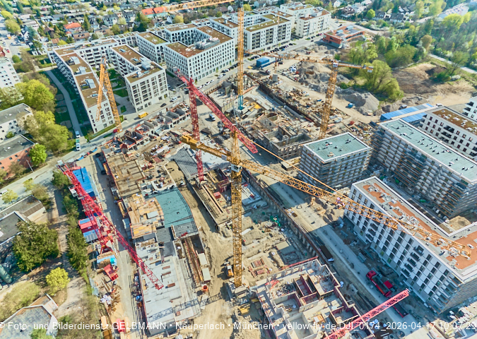 17.04.2026 - Baustelle BayernHeim und Alexisquartier in Neuperlach