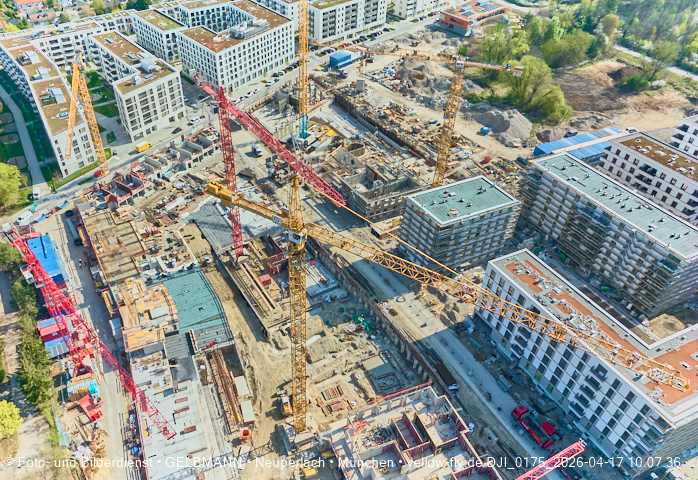 17.04.2026 - Baustelle BayernHeim und Alexisquartier in Neuperlach