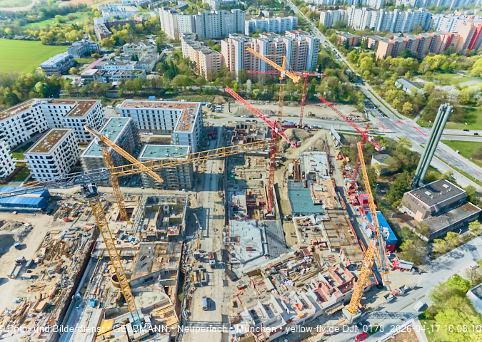 17.04.2026 - Baustelle BayernHeim und Alexisquartier in Neuperlach