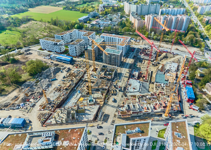 17.04.2026 - Baustelle BayernHeim und Alexisquartier in Neuperlach