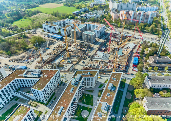 17.04.2026 - Baustelle BayernHeim und Alexisquartier in Neuperlach