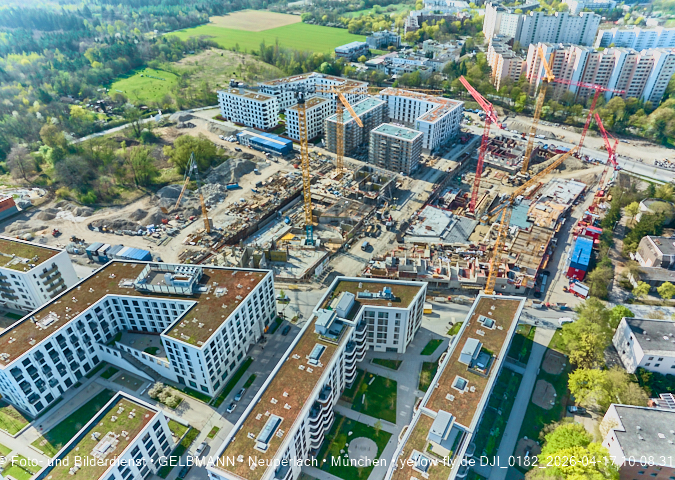 17.04.2026 - Baustelle BayernHeim und Alexisquartier in Neuperlach