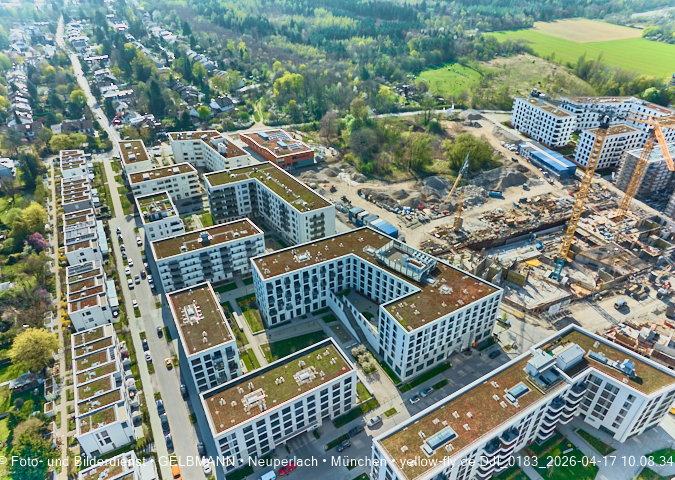 17.04.2026 - Baustelle BayernHeim und Alexisquartier in Neuperlach