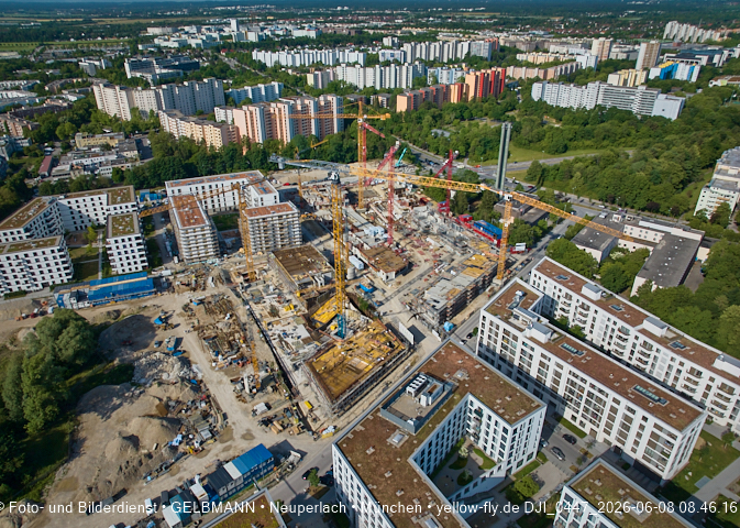 08.06.2026 - Baustelle Alexisquartier mit DEMOS, PandionVerde, BayernHeim