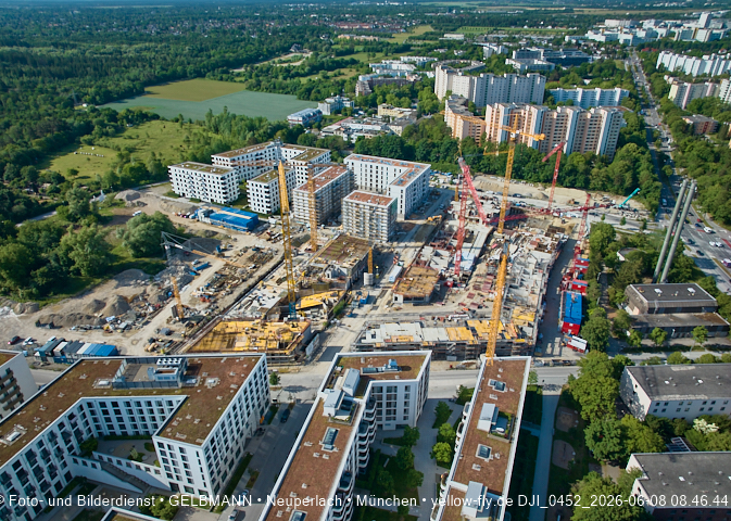 08.06.2026 - Baustelle Alexisquartier mit DEMOS, PandionVerde, BayernHeim