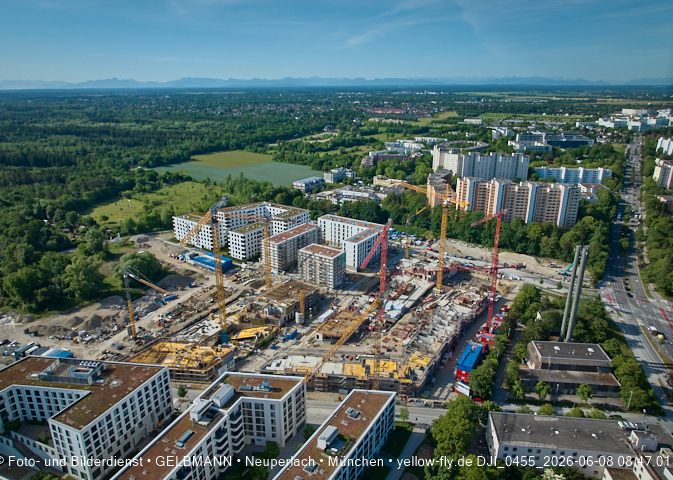 08.06.2026 - Baustelle Alexisquartier mit DEMOS, PandionVerde, BayernHeim