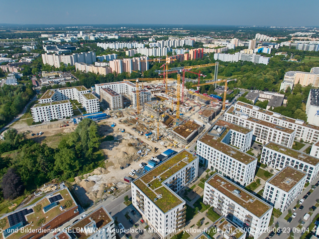 23.06.2026 - Großbaustelle Alexisquartier und BayernHeim in Neuperlach